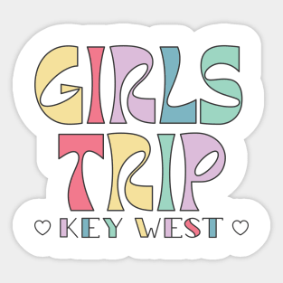 Girls Trip Key West Bachelorette Weekend Sticker